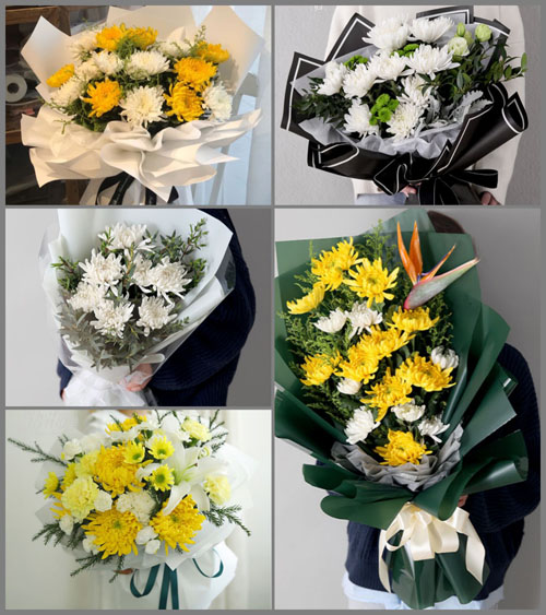 广东佛山市高明区荷城街道上秀丽村白事花束代送